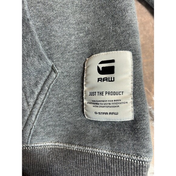 Unisex Gstar hoodie grey M - Picture 3 of 8